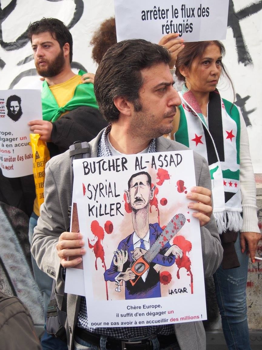 Paris 05/09/2015 : Rassemblement #PasEnNotreNom #Réfugiés #RefugeesDignity #OpenEurope