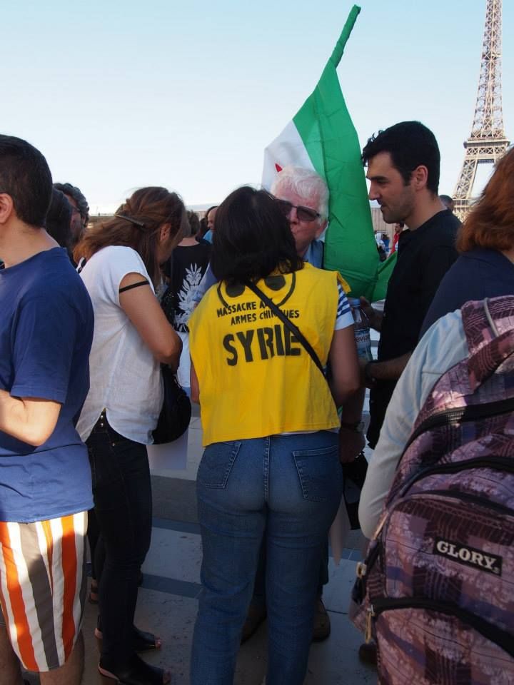 Paris 22/08/2015 : Rassemblement "2 ème Anniversaire du massacre de Ghouta de Damas"