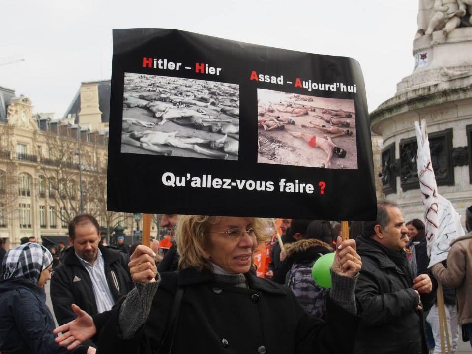 Paris 14/03/2015 : Marche "4 années de lutte contre les tyrannies de Bachar Al Assad et de Daech"