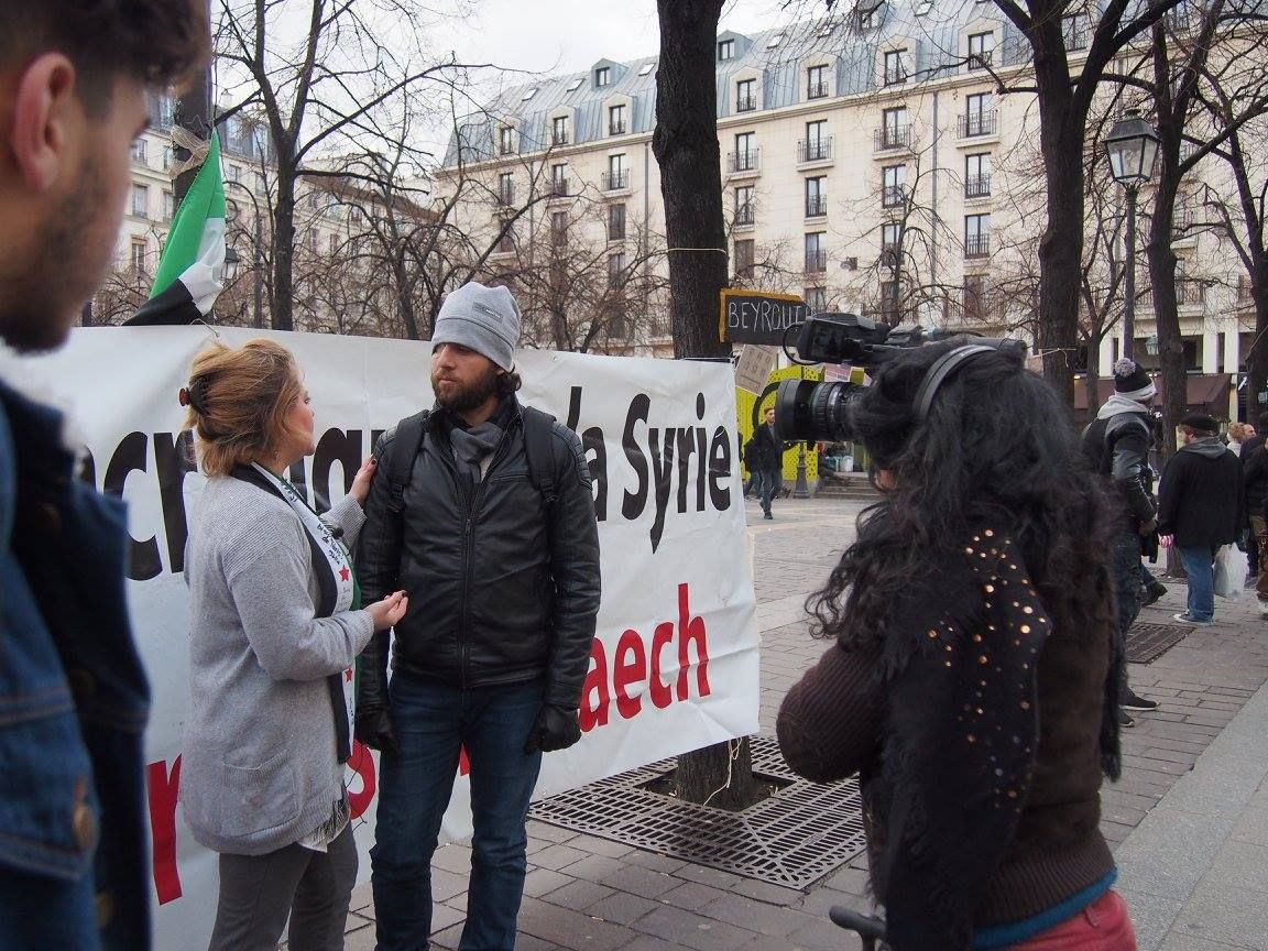 Paris 16/01/2015 : Rassemblement « 4 heures pour 4 millions d’enfants syriens privés d’école »