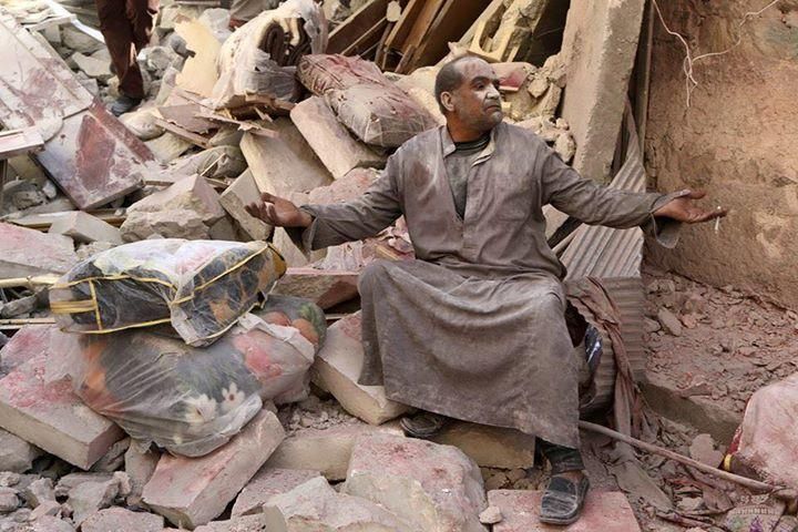 Die Fassbomdenangriffe des Assad-Regimes zerstören jeden Lebensraum. Die Ratlosigkeit der Einwohner in Aleppo wird immer größer.