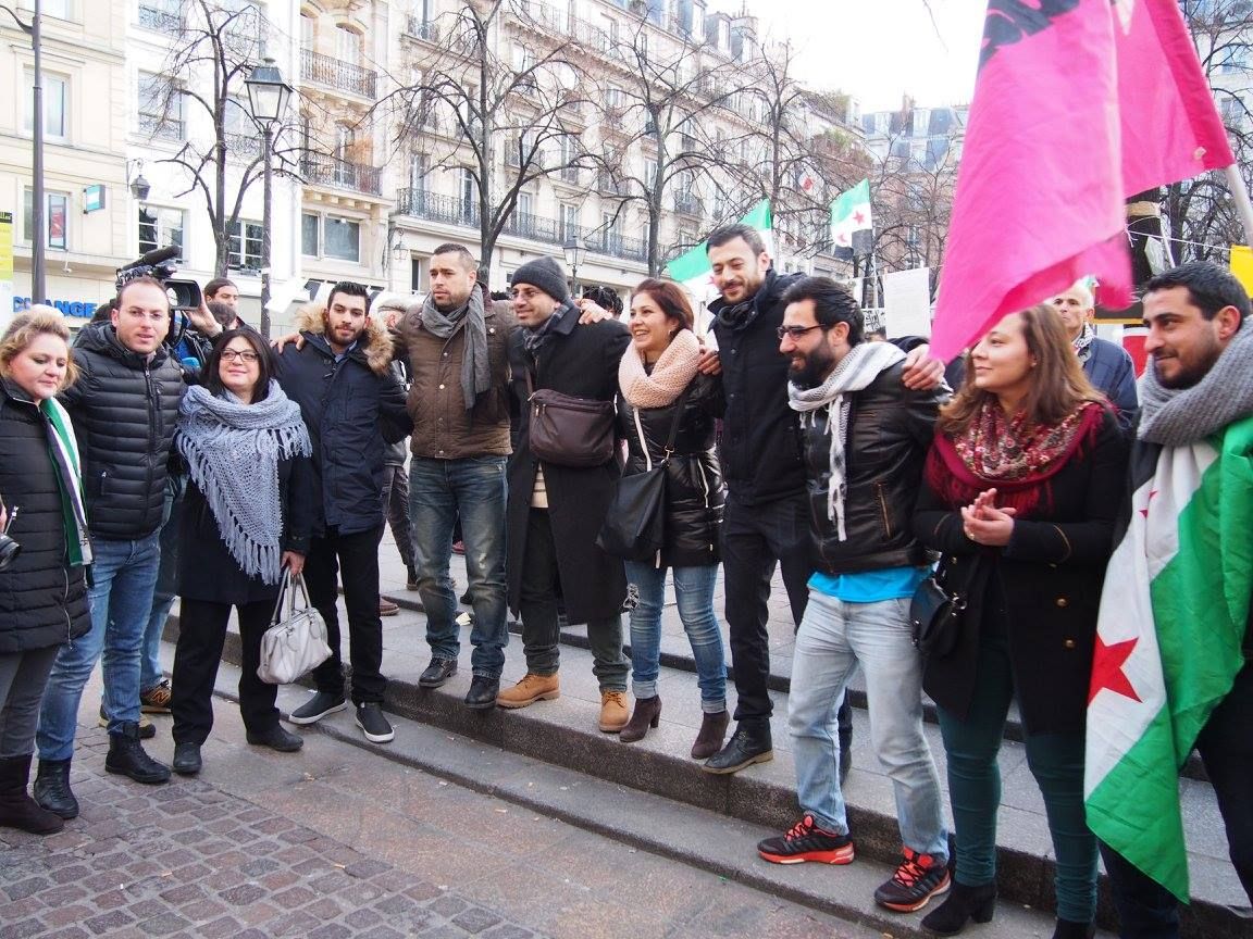 Paris 16/01/2015 : Rassemblement « 4 heures pour 4 millions d’enfants syriens privés d’école »