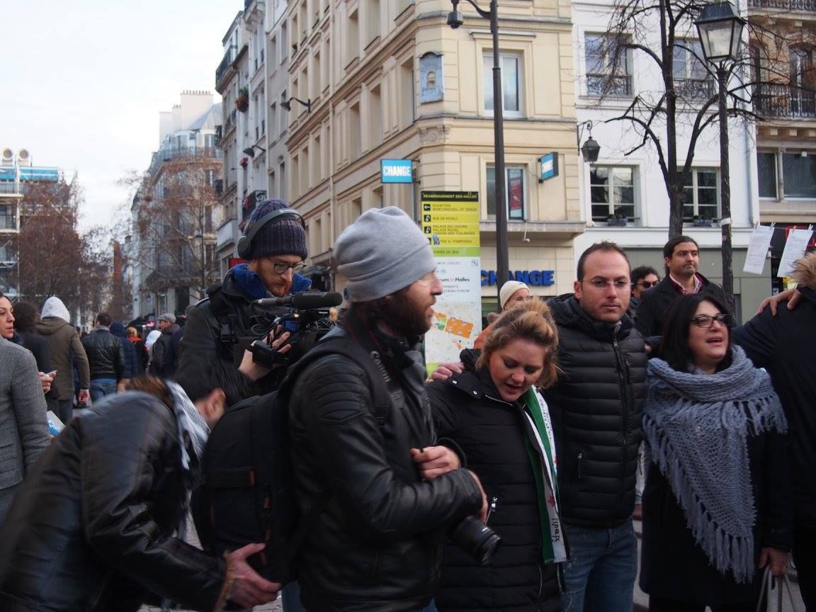 Paris 16/01/2015 : Rassemblement « 4 heures pour 4 millions d’enfants syriens privés d’école »