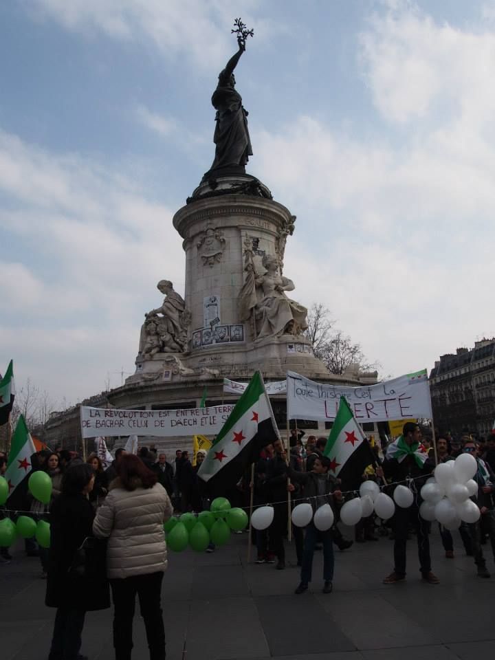 Paris 14/03/2015 : Marche "4 années de lutte contre les tyrannies de Bachar Al Assad et de Daech"