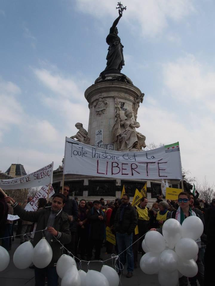 Paris 14/03/2015 : Marche "4 années de lutte contre les tyrannies de Bachar Al Assad et de Daech"