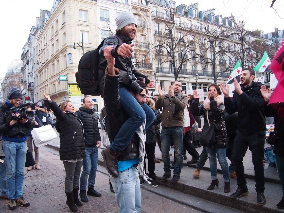 Paris 16/01/2015 : Rassemblement « 4 heures pour 4 millions d’enfants syriens privés d’école »