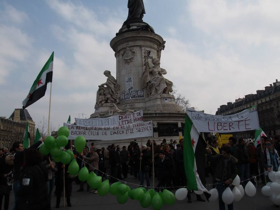 Paris 14/03/2015 : Marche "4 années de lutte contre les tyrannies de Bachar Al Assad et de Daech"