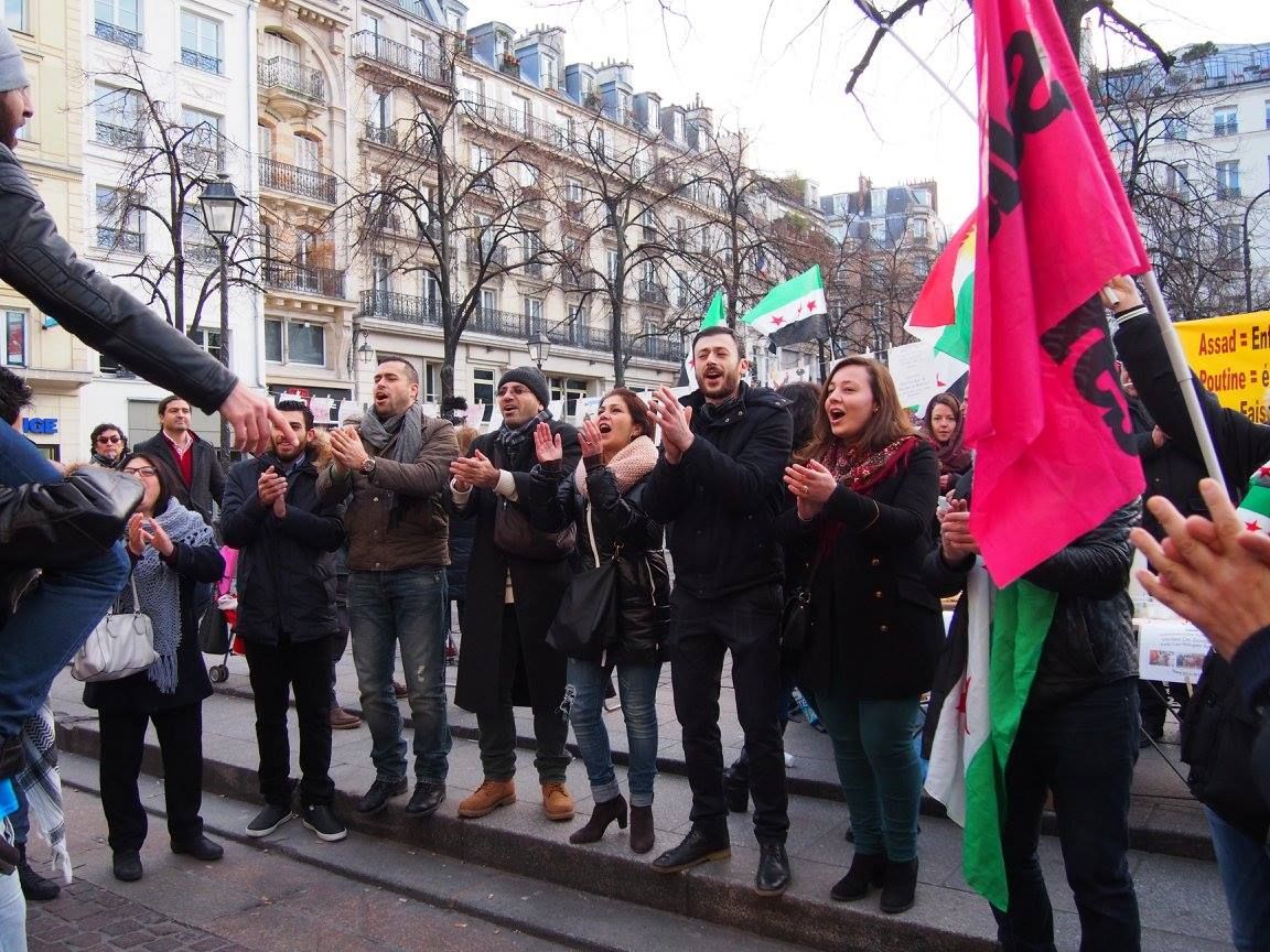 Paris 16/01/2015 : Rassemblement « 4 heures pour 4 millions d’enfants syriens privés d’école »