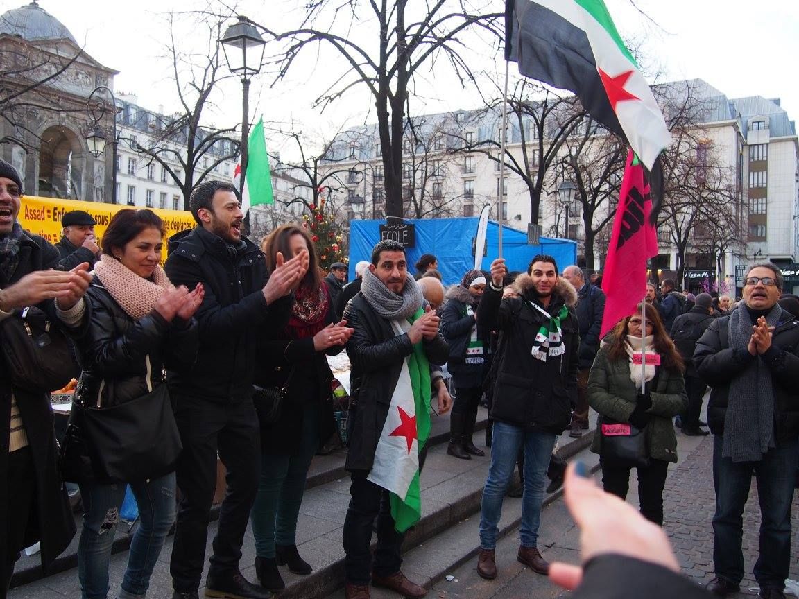 Paris 16/01/2015 : Rassemblement « 4 heures pour 4 millions d’enfants syriens privés d’école »