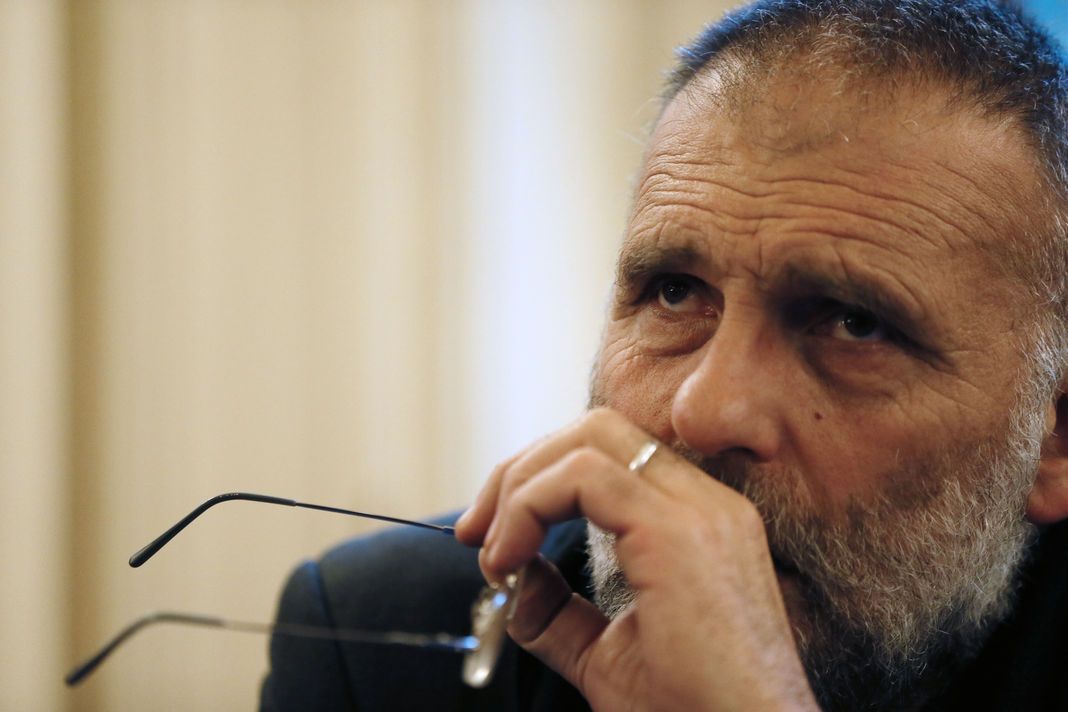 Paolo Dall'Oglio à Paris, en septembre 2012. Avant son enlèvement le 29 juillet 2013, le prêtre italien œuvrait pour le dialogue entre chrétiens et musulmans.
