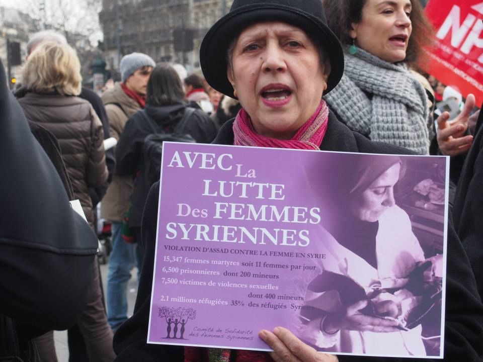 Paris 14/03/2015 : Marche "4 années de lutte contre les tyrannies de Bachar Al Assad et de Daech"