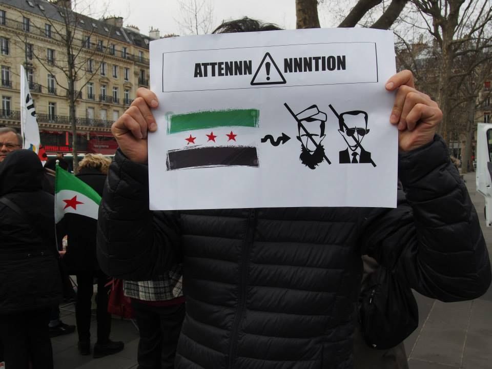 Paris 14/03/2015 : Marche "4 années de lutte contre les tyrannies de Bachar Al Assad et de Daech"