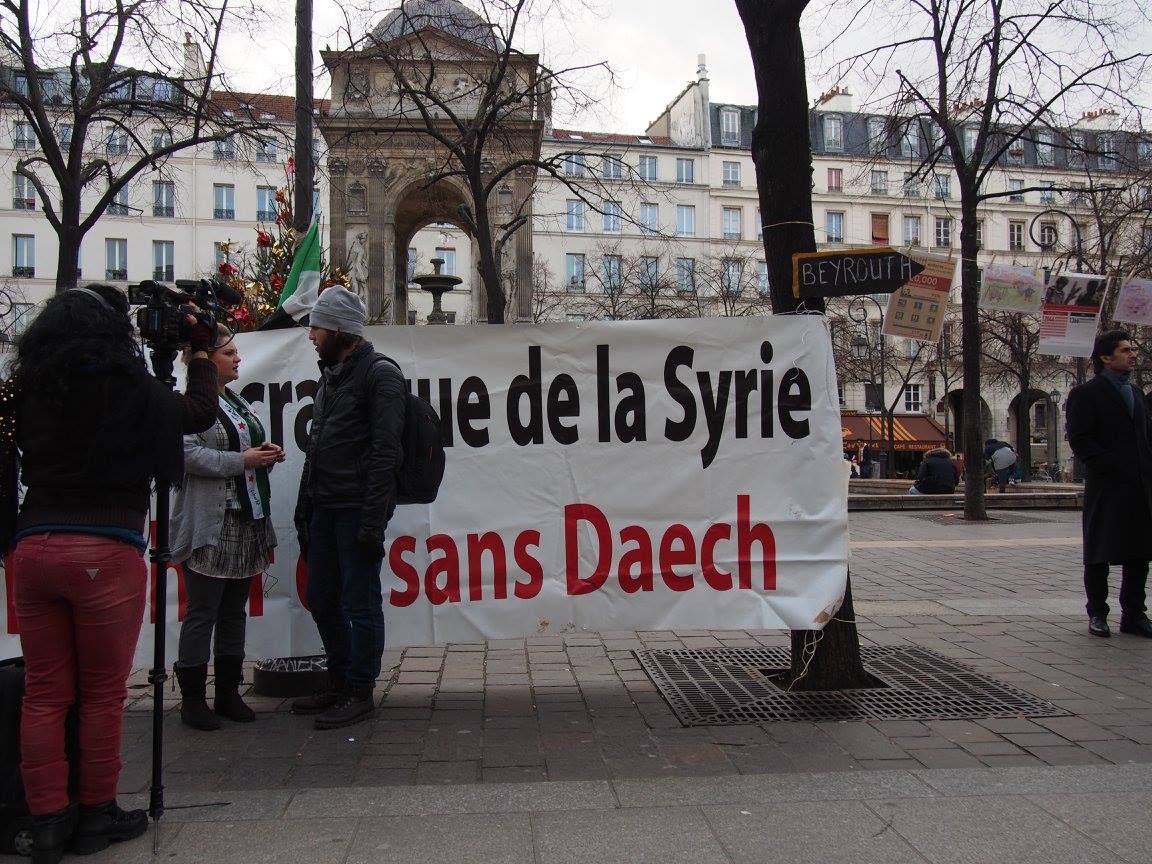 Paris 16/01/2015 : Rassemblement « 4 heures pour 4 millions d’enfants syriens privés d’école »