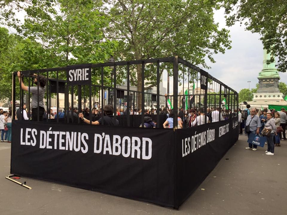 PARIS 11/06/2016 : "Manifestation " LES DÉTENUS D’ABORD / المعتقلون أولا"