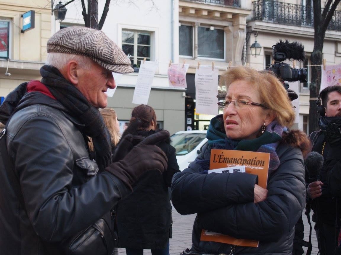 Paris 16/01/2015 : Rassemblement « 4 heures pour 4 millions d’enfants syriens privés d’école »