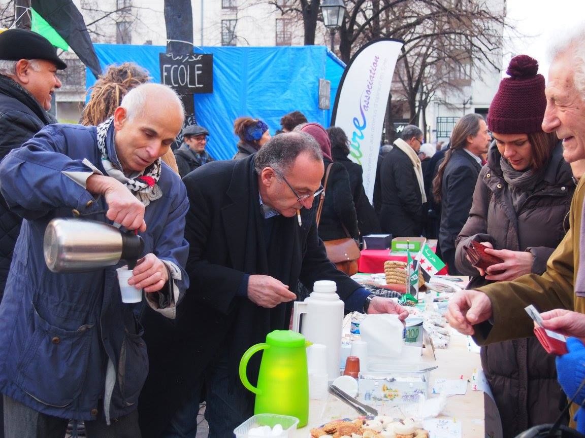 Paris 16/01/2015 : Rassemblement « 4 heures pour 4 millions d’enfants syriens privés d’école »