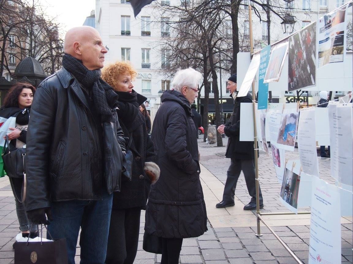 Paris 16/01/2015 : Rassemblement « 4 heures pour 4 millions d’enfants syriens privés d’école »