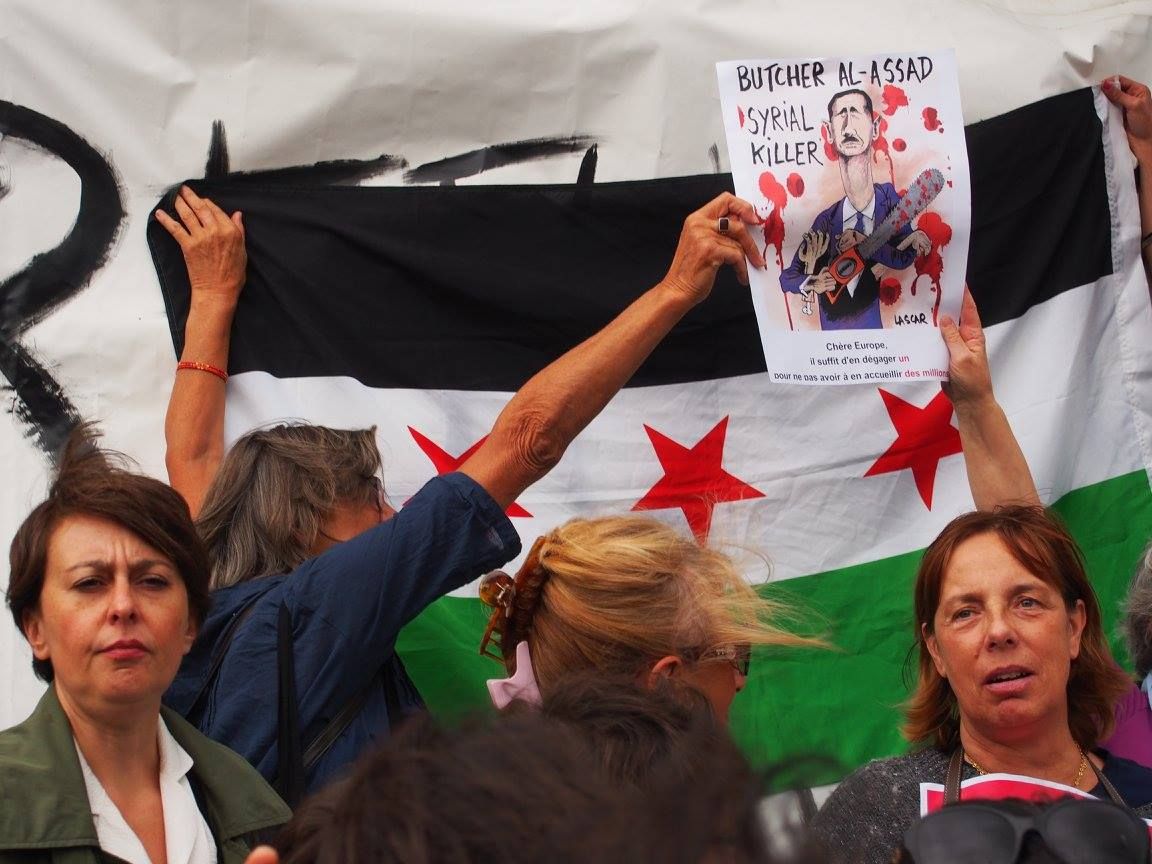 Paris 05/09/2015 : Rassemblement #PasEnNotreNom #Réfugiés #RefugeesDignity #OpenEurope