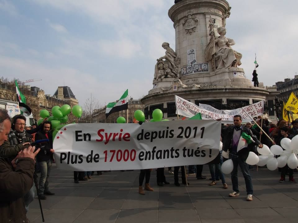 Paris 14/03/2015 : Marche "4 années de lutte contre les tyrannies de Bachar Al Assad et de Daech"
