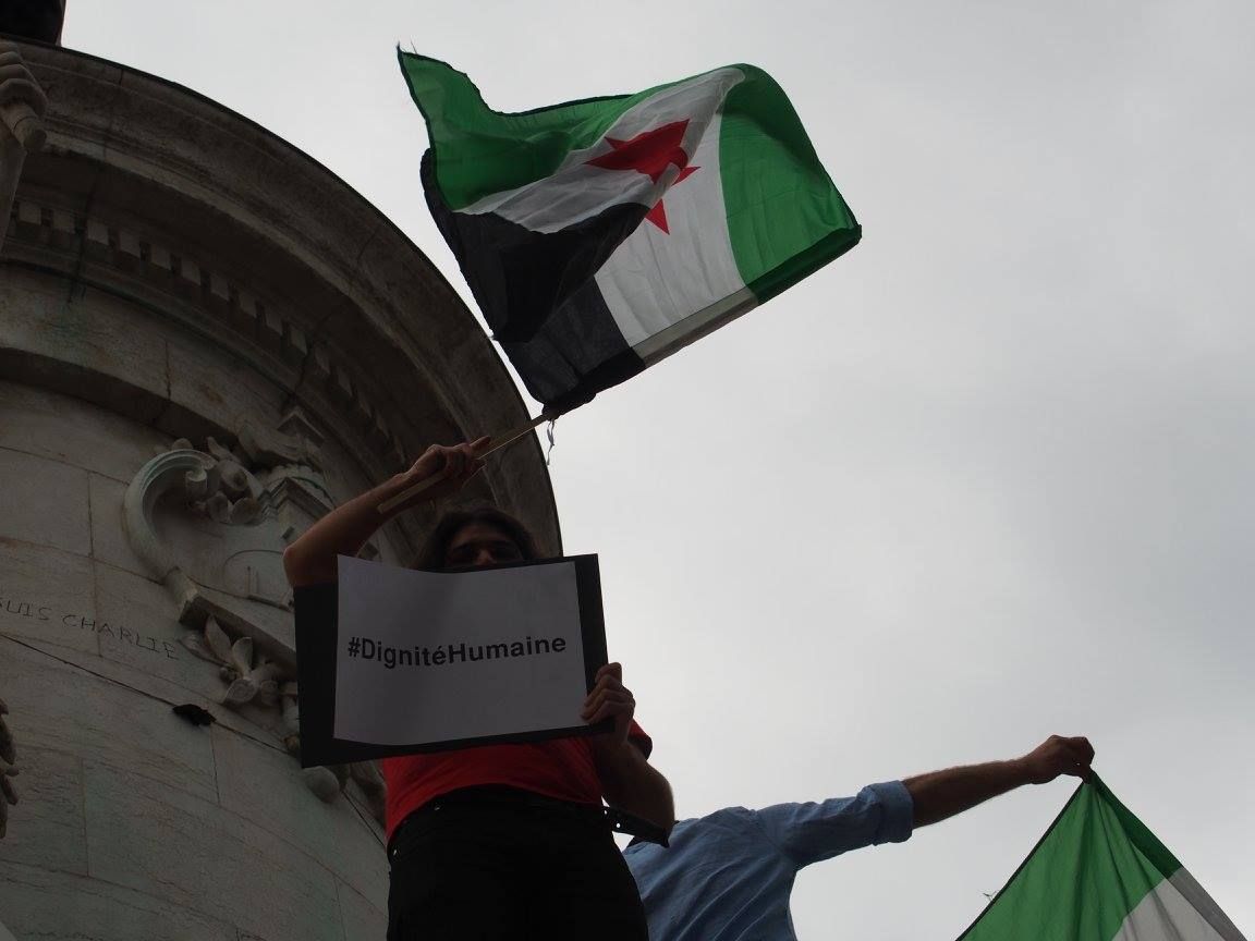 Paris 05/09/2015 : Rassemblement #PasEnNotreNom #Réfugiés #RefugeesDignity #OpenEurope