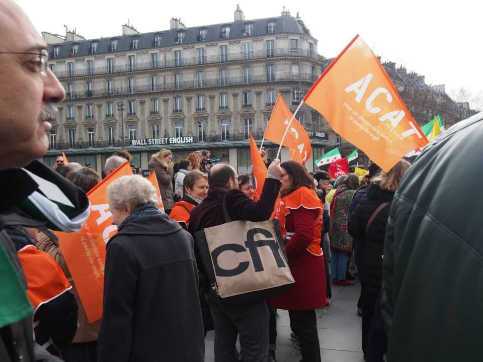 Paris 14/03/2015 : Marche "4 années de lutte contre les tyrannies de Bachar Al Assad et de Daech"