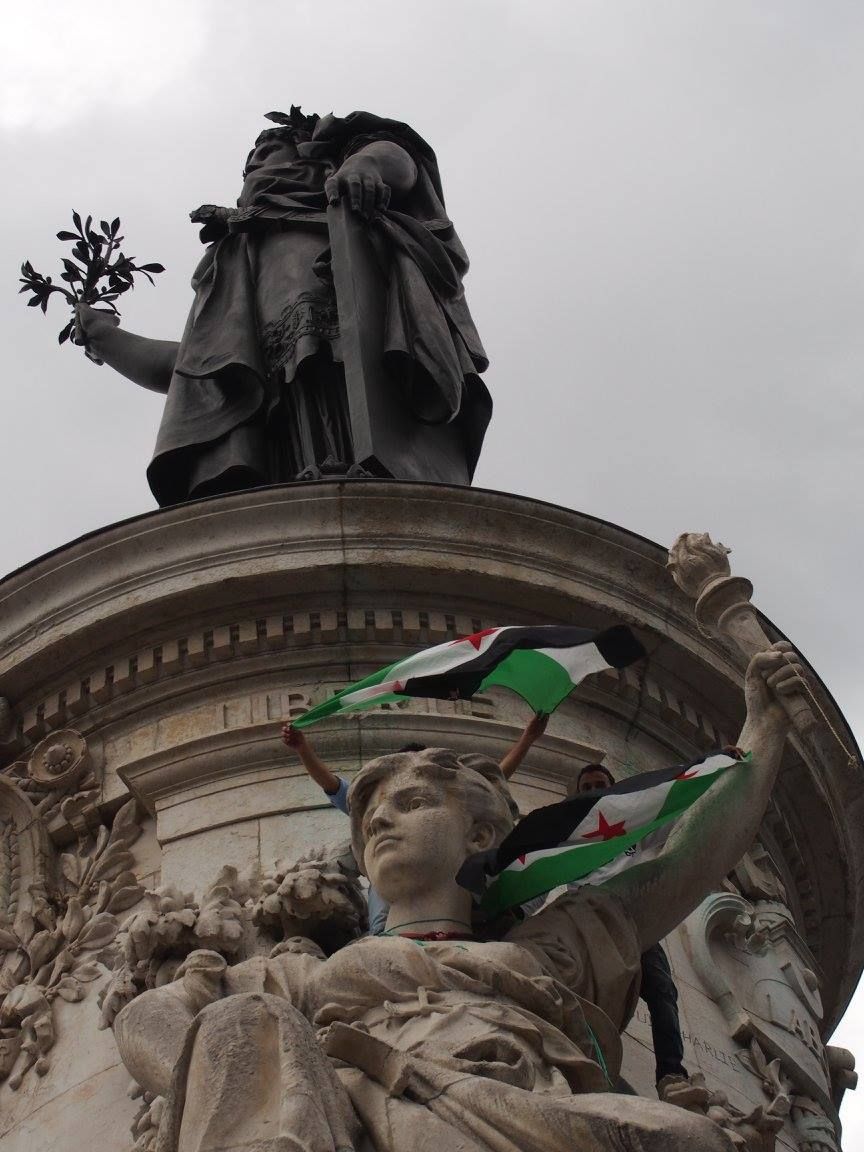 Paris 05/09/2015 : Rassemblement #PasEnNotreNom #Réfugiés #RefugeesDignity #OpenEurope