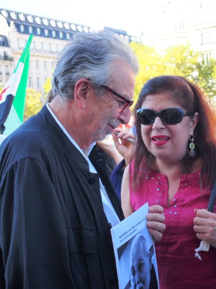 Paris 22/08/2015 : Rassemblement "2 ème Anniversaire du massacre de Ghouta de Damas"