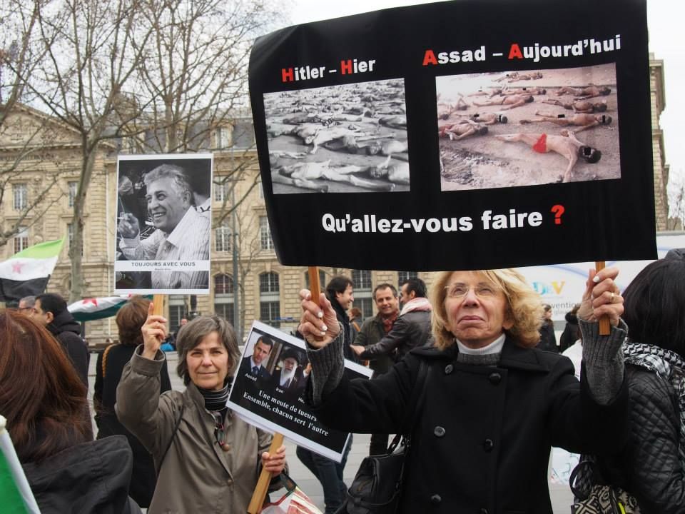Paris 14/03/2015 : Marche "4 années de lutte contre les tyrannies de Bachar Al Assad et de Daech"