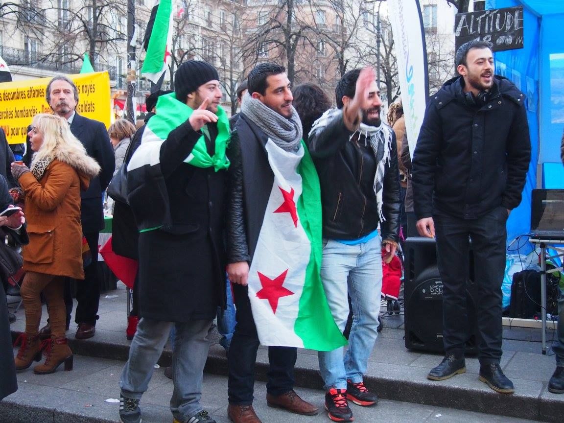 Paris 16/01/2015 : Rassemblement « 4 heures pour 4 millions d’enfants syriens privés d’école »