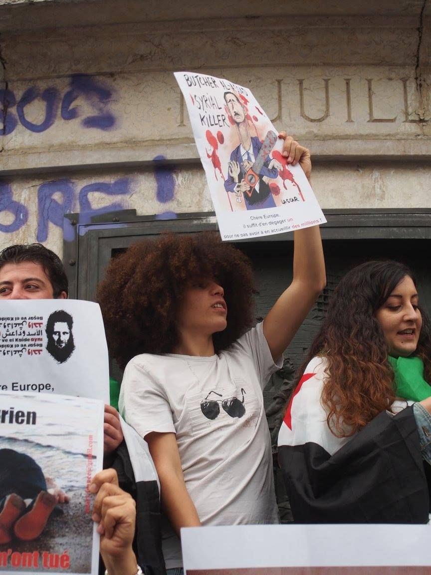 Paris 05/09/2015 : Rassemblement #PasEnNotreNom #Réfugiés #RefugeesDignity #OpenEurope