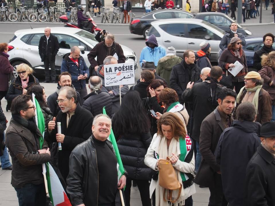 Paris 14/03/2015 : Marche "4 années de lutte contre les tyrannies de Bachar Al Assad et de Daech"
