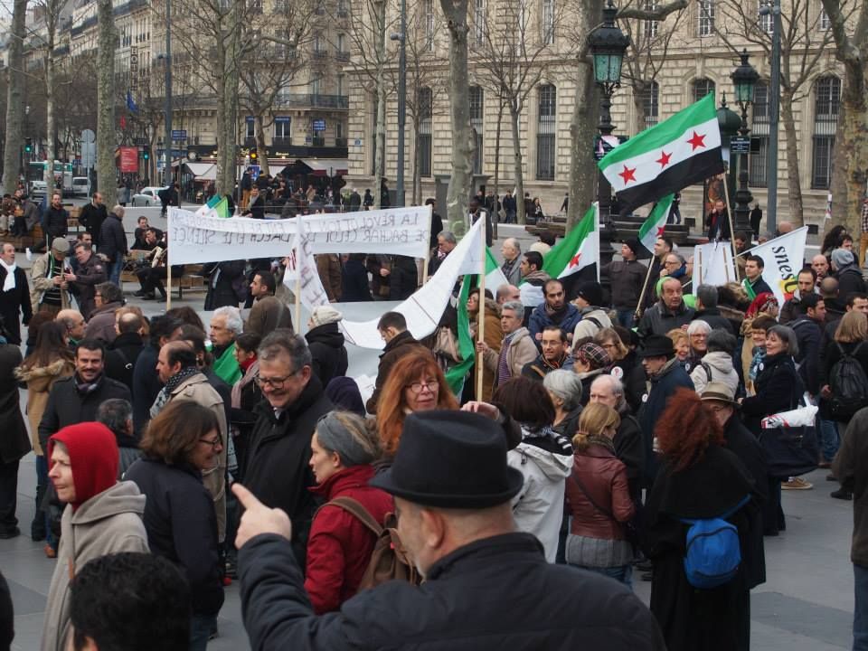 Paris 14/03/2015 : Marche "4 années de lutte contre les tyrannies de Bachar Al Assad et de Daech"