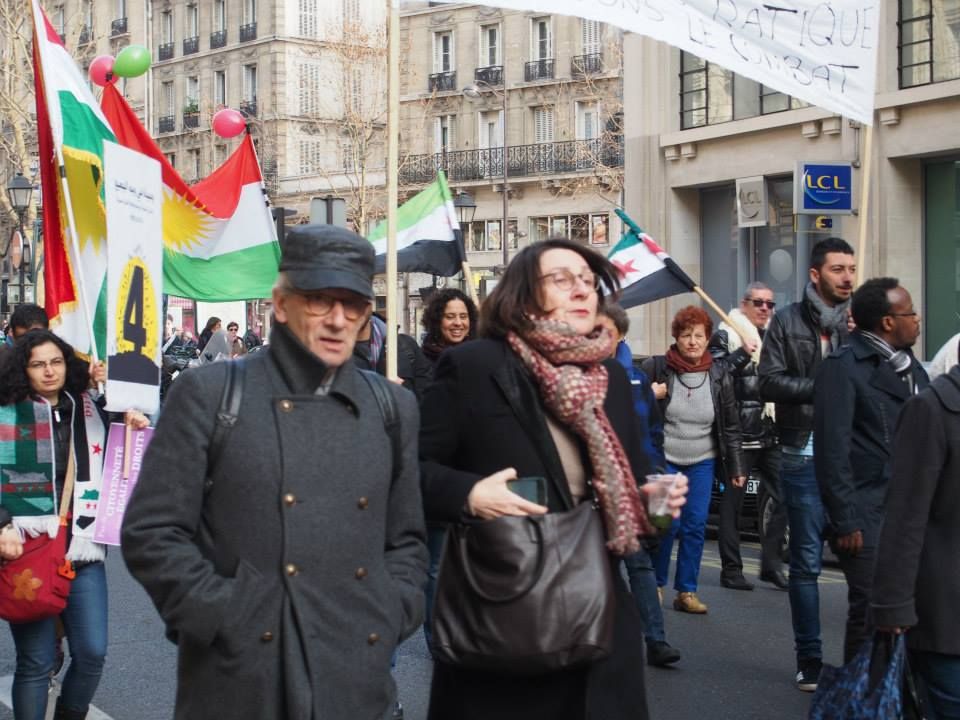 Paris 14/03/2015 : Marche "4 années de lutte contre les tyrannies de Bachar Al Assad et de Daech"