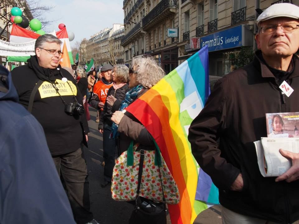 Paris 14/03/2015 : Marche "4 années de lutte contre les tyrannies de Bachar Al Assad et de Daech"