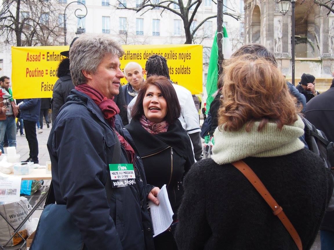 Paris 16/01/2015 : Rassemblement « 4 heures pour 4 millions d’enfants syriens privés d’école »
