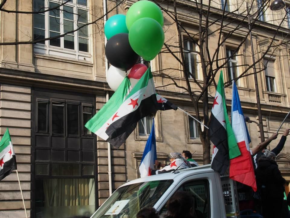 Paris 14/03/2015 : Marche "4 années de lutte contre les tyrannies de Bachar Al Assad et de Daech"