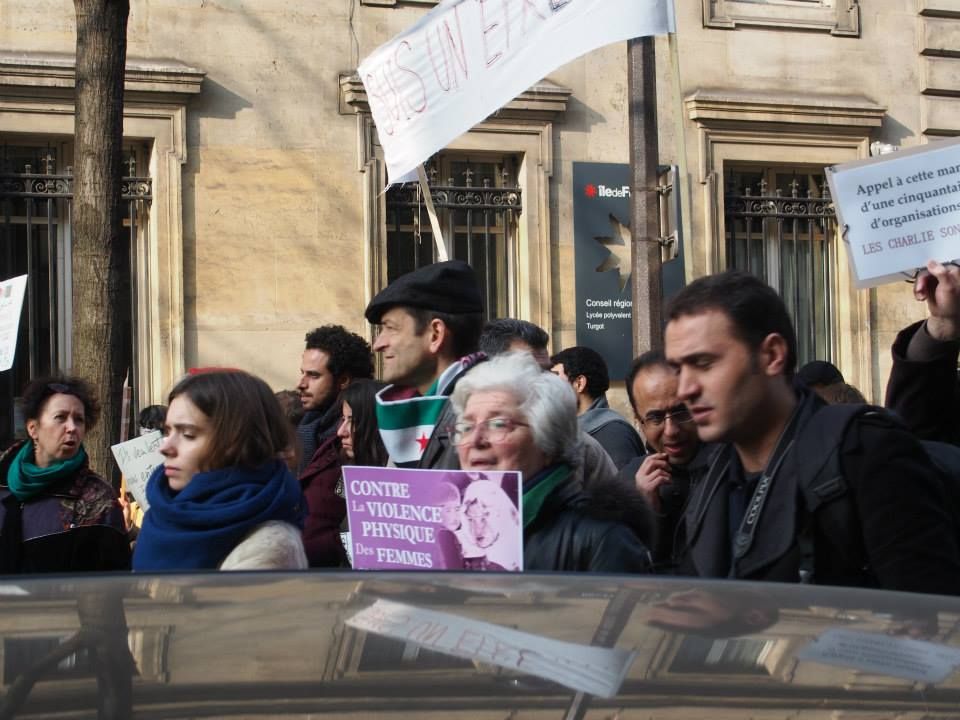 Paris 14/03/2015 : Marche "4 années de lutte contre les tyrannies de Bachar Al Assad et de Daech"