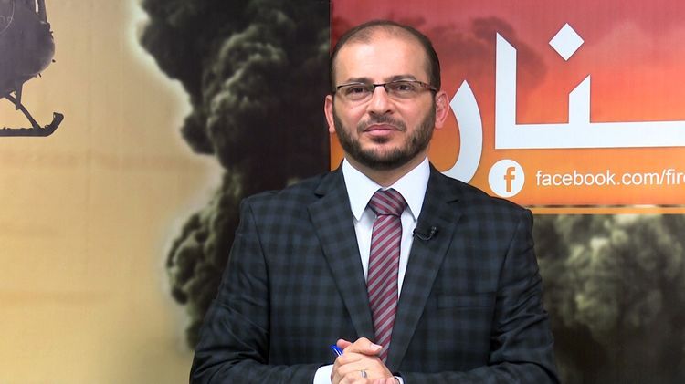 FILE - In this April 4, 2016 file photo, Syrian journalist Mohammed Zahir al-Sherqat is seen on Halab Today TV studio in Gaziantep, Turkey. A Syrian journalist who was shot in the Turkish city of Gaziantep in an attack claimed by the Islamic State group died from his wounds Tuesday, April 12, 2016 a close friend said. The death of Halab Today TV presenter Mohammed Zahir al-Sherqat marks the fourth assassination of a Syrian journalist in Turkey claimed by the extremist group. Friends told the AP that the jou