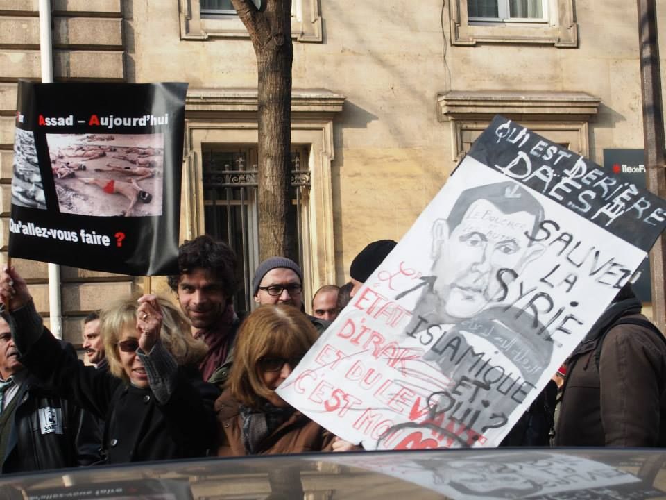 Paris 14/03/2015 : Marche "4 années de lutte contre les tyrannies de Bachar Al Assad et de Daech"