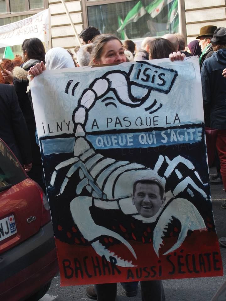Paris 14/03/2015 : Marche "4 années de lutte contre les tyrannies de Bachar Al Assad et de Daech"