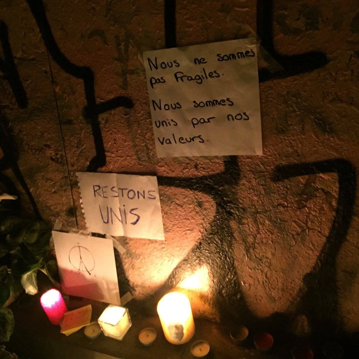 Paris 14/11/2015 : SYRIENS ET FRANÇAIS UNIS ET SOLIDAIRES FACE AU TERRORISME