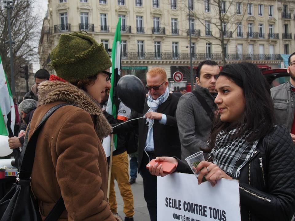 Paris 14/03/2015 : Marche "4 années de lutte contre les tyrannies de Bachar Al Assad et de Daech"
