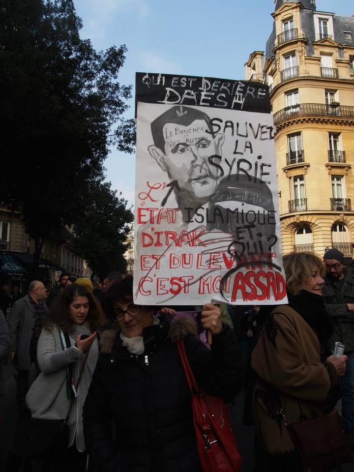 Paris 14/03/2015 : Marche "4 années de lutte contre les tyrannies de Bachar Al Assad et de Daech"