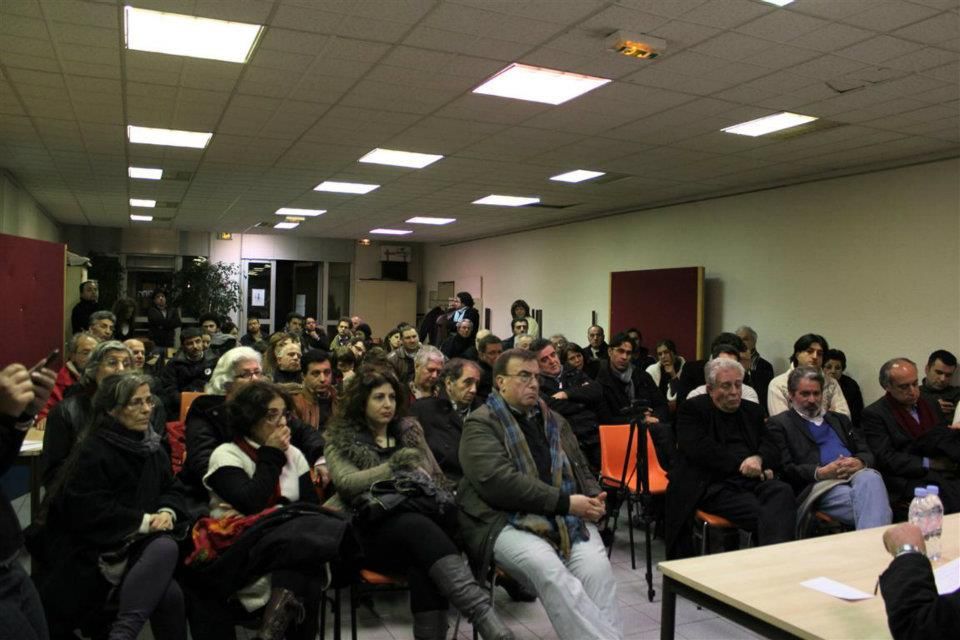 Paris 07/02/2012 : حوار مفتوح مع المعارض جورج صبرة