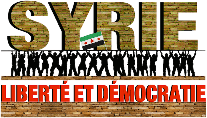 Paris : Marche "4 années de lutte contre les tyrannies de Bachar Al Assad et de Daech"