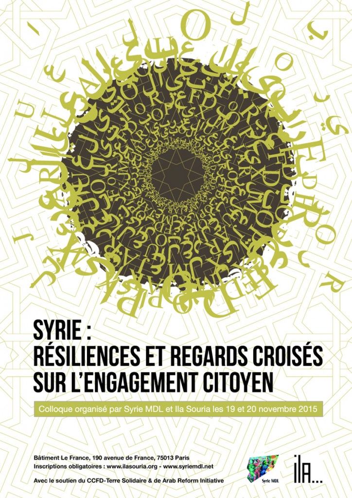 colloque Syrie MDL & Ila Souria