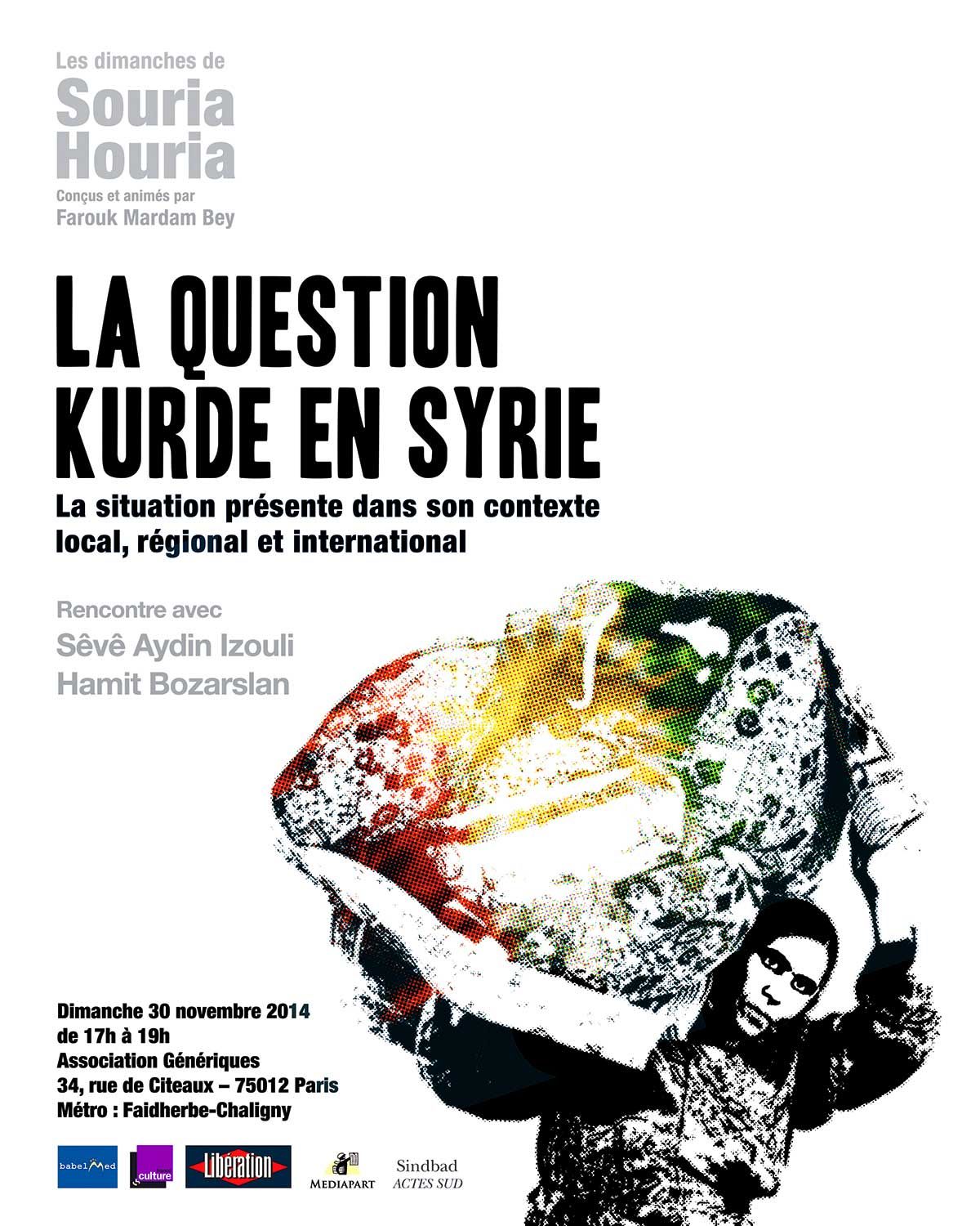 PARIS : DÉBAT « La question kurde en Syrie»