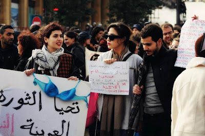 Article_20120624_manif soutien bleu beyrouth