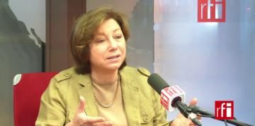 Bassma Kodmani, membre de l’équipe de négociation de l’opposition syrienne - par Sophie Malibeaux