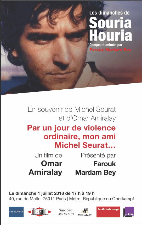 Paris: Rencontre en souvenir de Michel Seurat